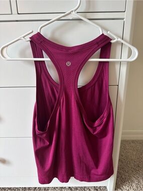 Lululemon Fuchsia Swiftly Tech Waist Length Racerback Tank 2.0 | Size 6